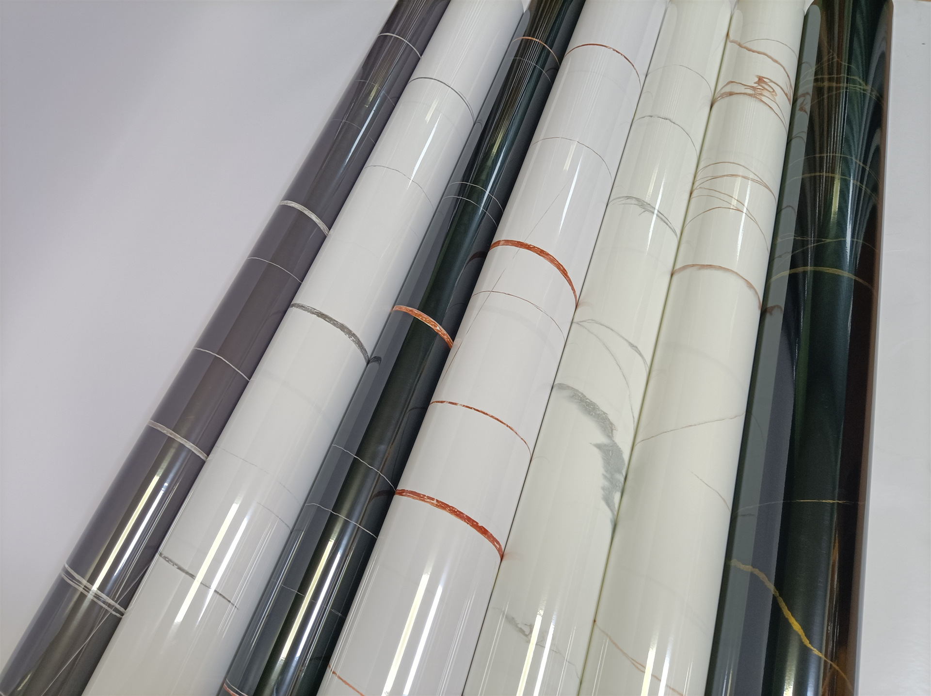 新款pvc贴膜晶钢门贴膜极简线条装饰膜玻璃防弹台面贴膜橱柜门膜