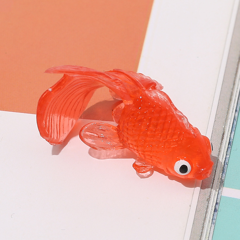 新奇特仿真海洋动物海底世界小金鱼模型玩具 小孩子认知玩具
