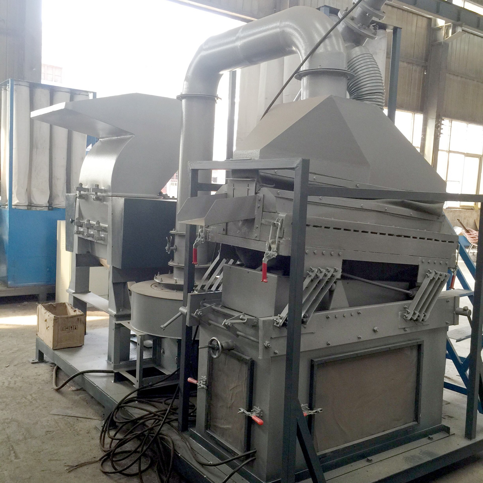 废旧电线电缆回收破碎机 铜塑分离铜米机 全自动杂线干式铜米机