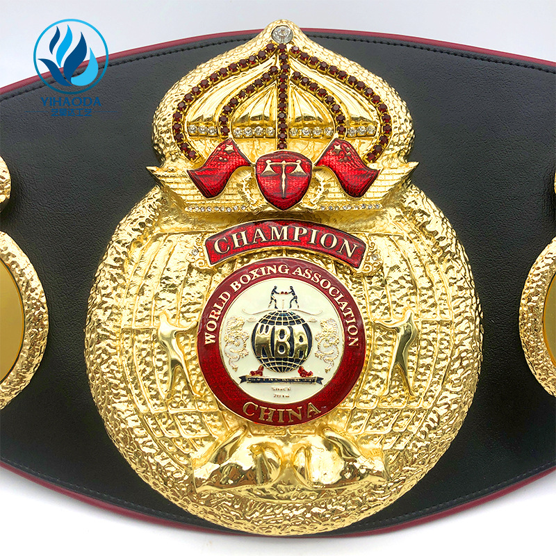 wba拳王金腰带定制wbo拳击冠军赛事wbc金腰带搏击王ckf金腰带定做
