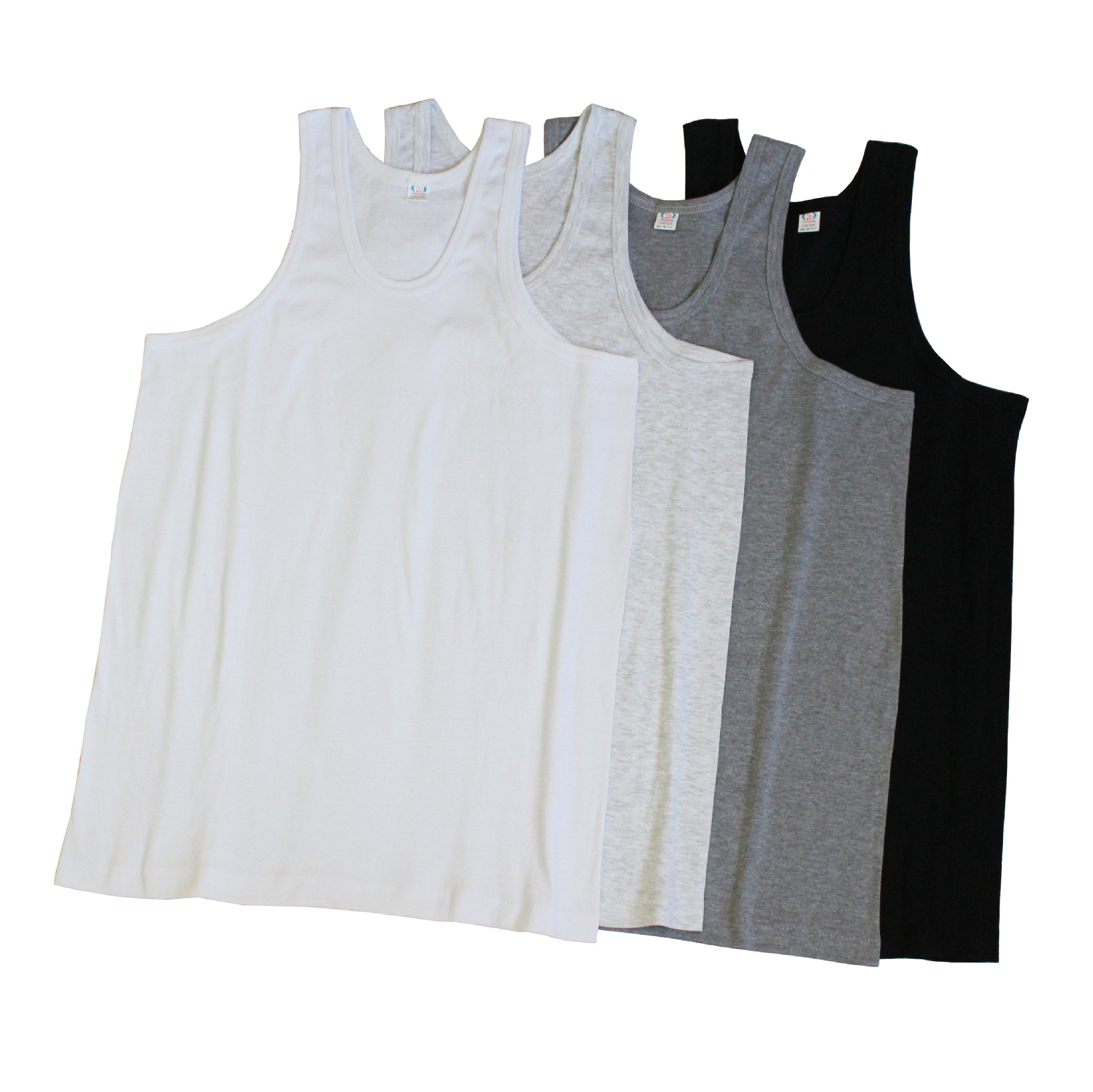 螺纹棉男士背心 夏季纯棉薄款男跨栏背心 修身弹力男青年背心