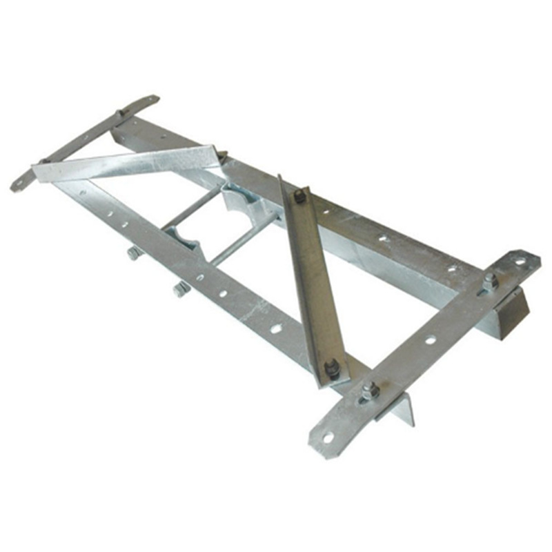 高低压电线杆直线耐张横担角铁角钢热镀锌电力抱箍横担支架