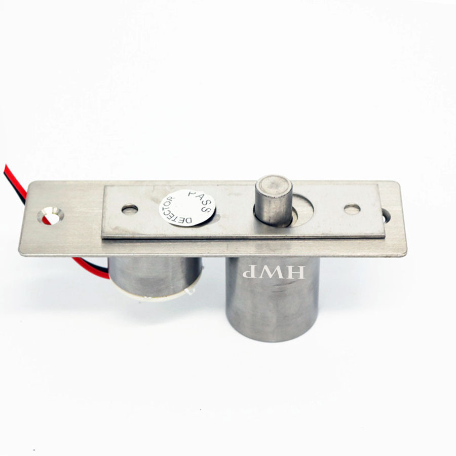 简易安装电插锁 迷你型门禁电锁插销 圆柱锁不锈钢暗装电子锁系统