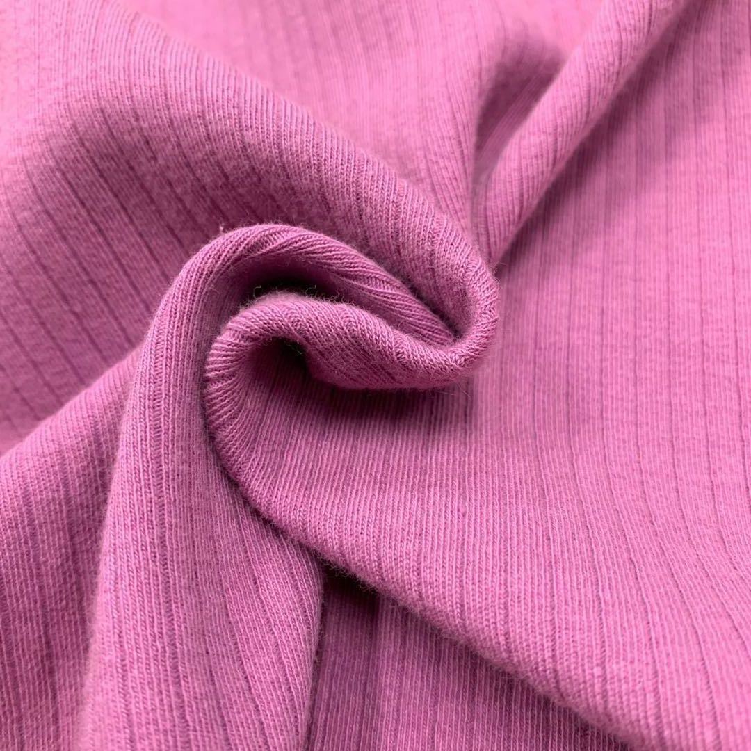 厂家供应40s抽条氨纶棉毛布抽针拉架棉毛布