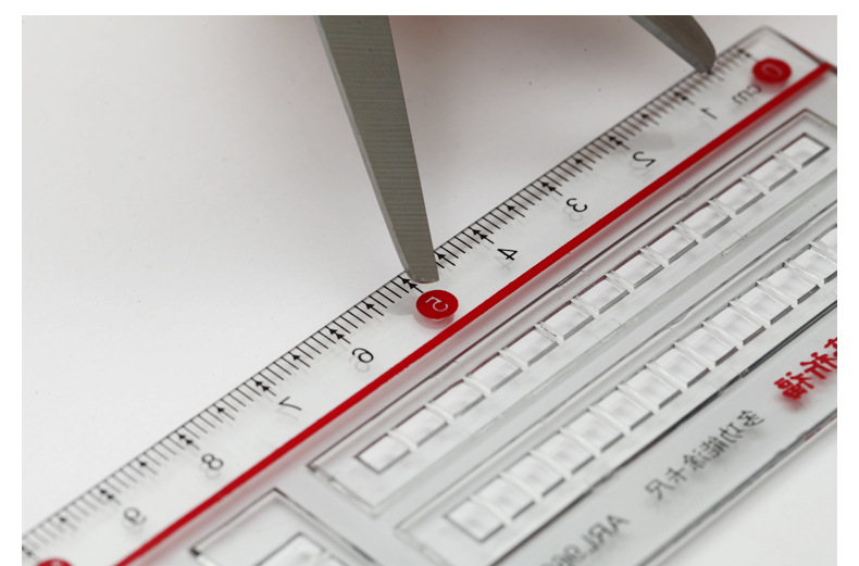 晨光文具15cm涂卡尺孔庙祈福学生考试涂卡用直尺arl96099