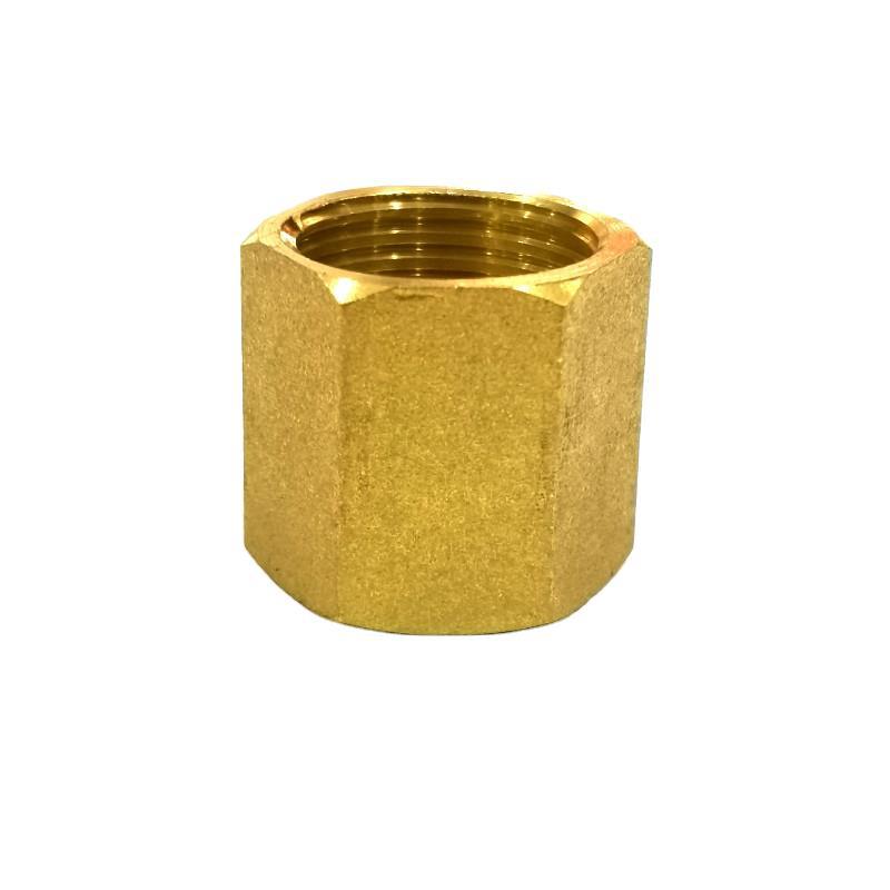 中装黄铜1分2分3分 4分六角内牙直通铜 水管铜直通 内丝气动配件