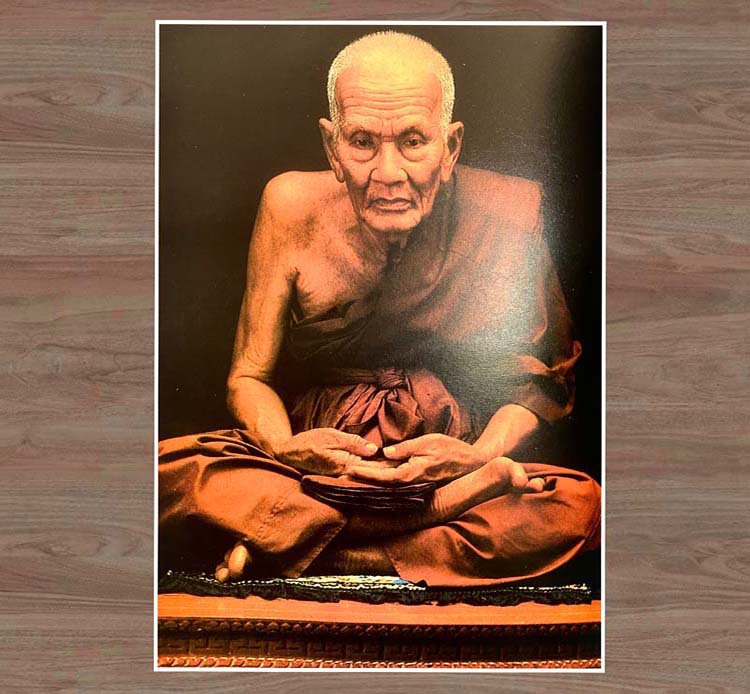 舍玛商贸2559龙婆doo寺庙大师自身玻璃贴纸无鉴定卡真品包邮泰国