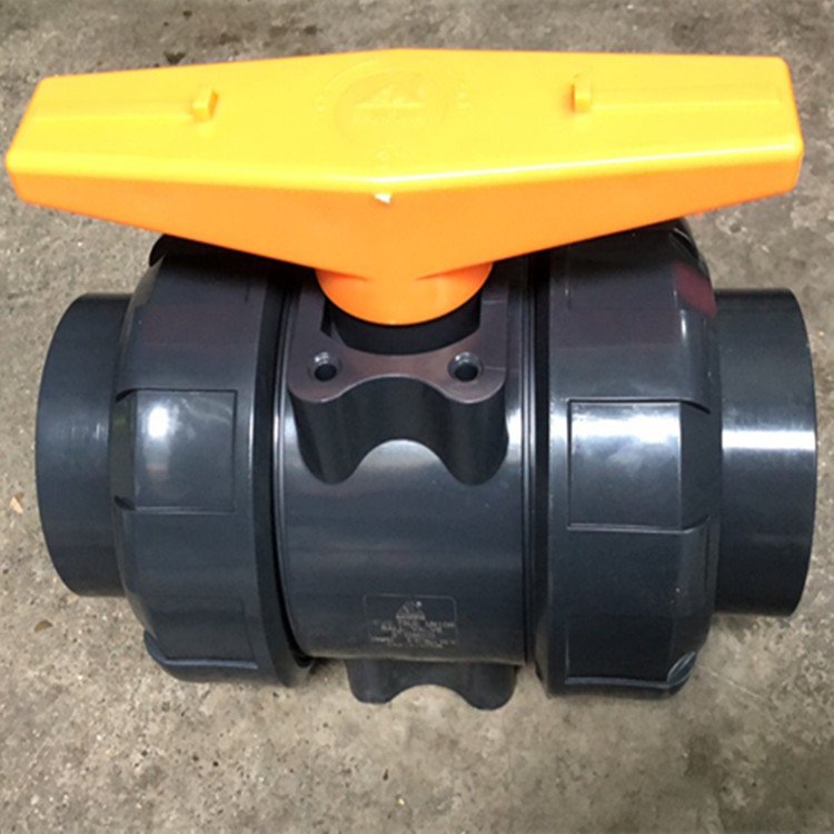 台湾三厘pvc双由令球阀 upvc双活接尤令 开关阀门dn65 80 100 3寸