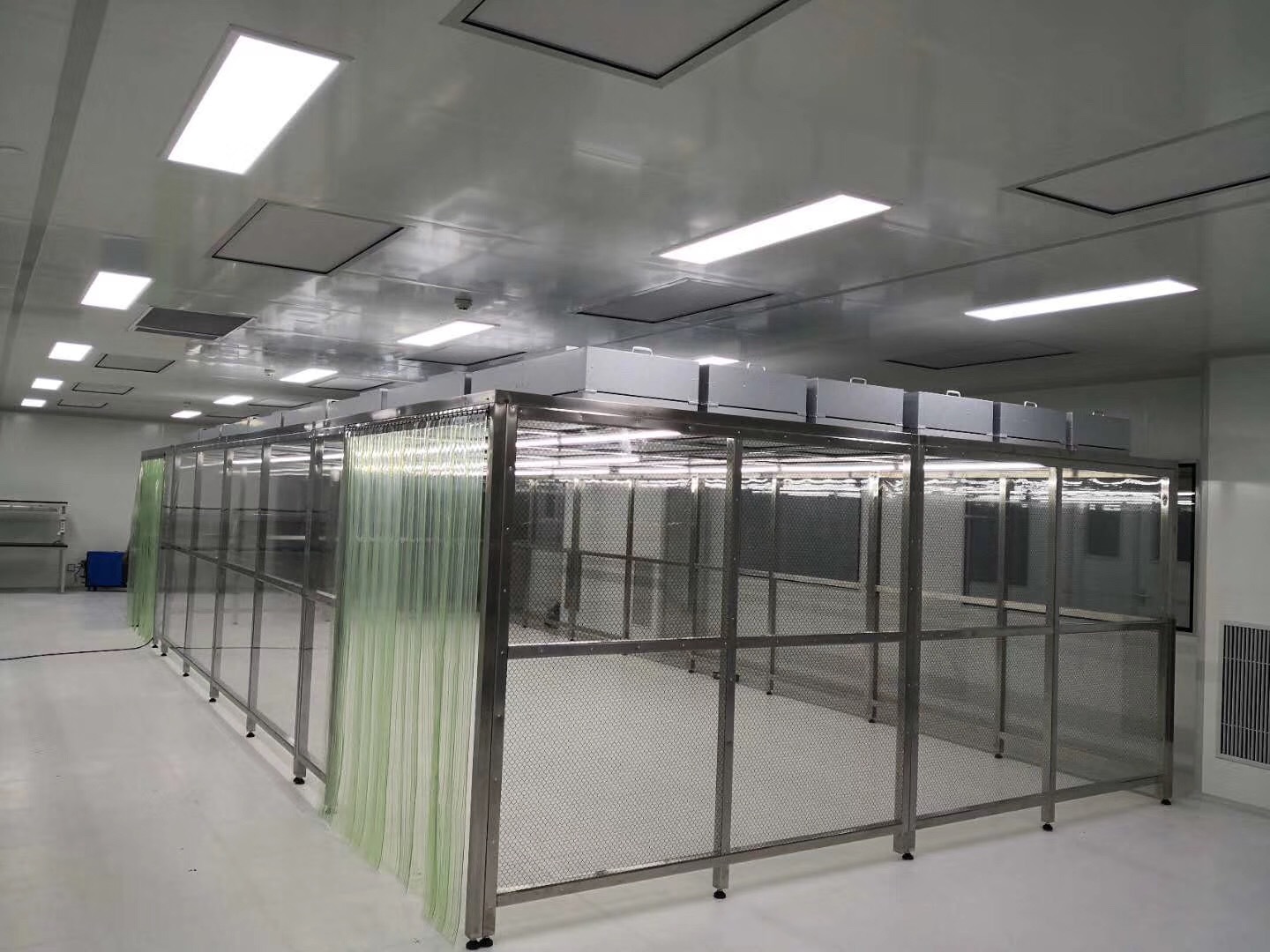 承接洁净棚千百万级净化工程无尘可移动不锈钢洁净棚一条龙安装