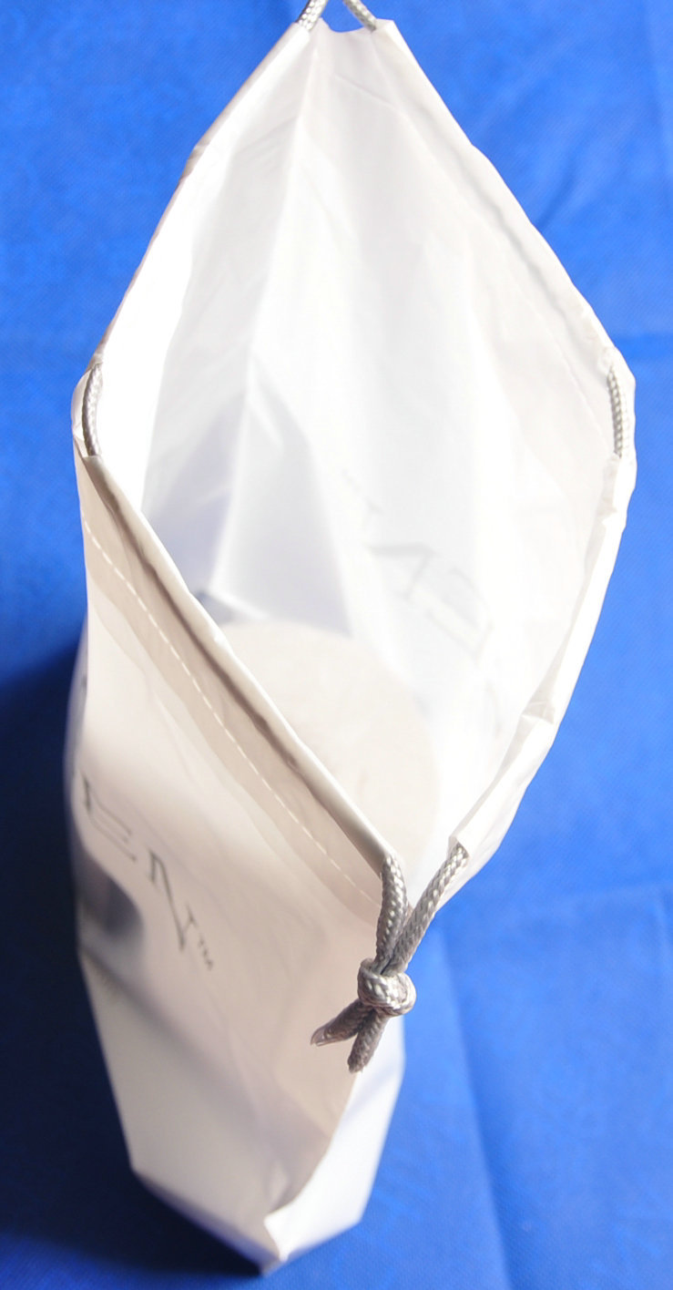 手机袋子抽绳款式礼品包装袋穿绳双层塑料袋彩印袋子生产定做