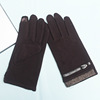 Korean Edition man Ride a bike drive a car Autumn and winter keep warm Plush non-slip Fingers Touch screen Cotton gloves Cross border wholesale Korean Edition man Ride a bike drive a car Autumn and winter keep warm Plush non-slip Fingers Touch screen Cotton gloves Cross border wholesale