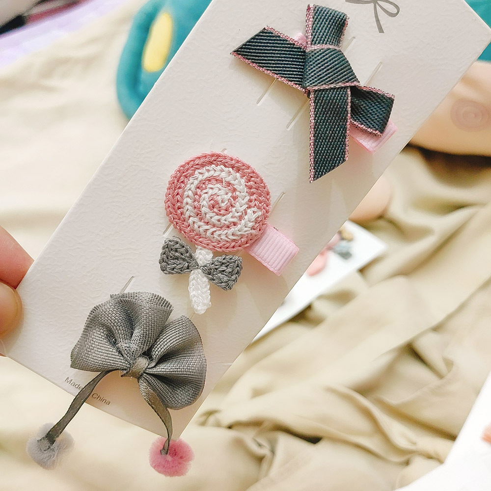 新品韩版可爱小童女发夹宝宝婴幼儿头饰公主蝴蝶结侧边夹子发饰