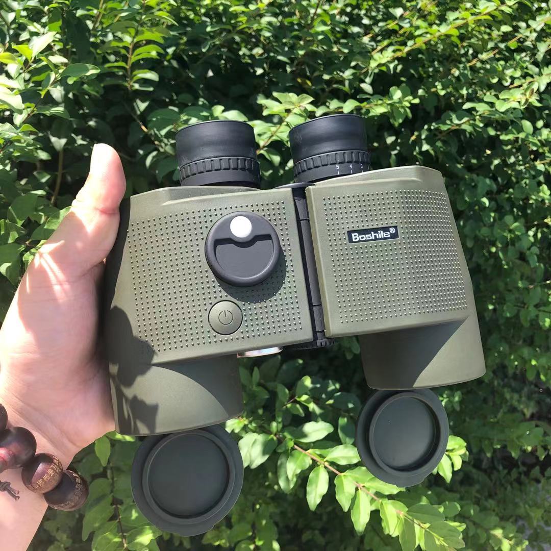 军工望远镜罗盘测距高倍高清特种兵德国军事用防水双筒夜视望眼镜