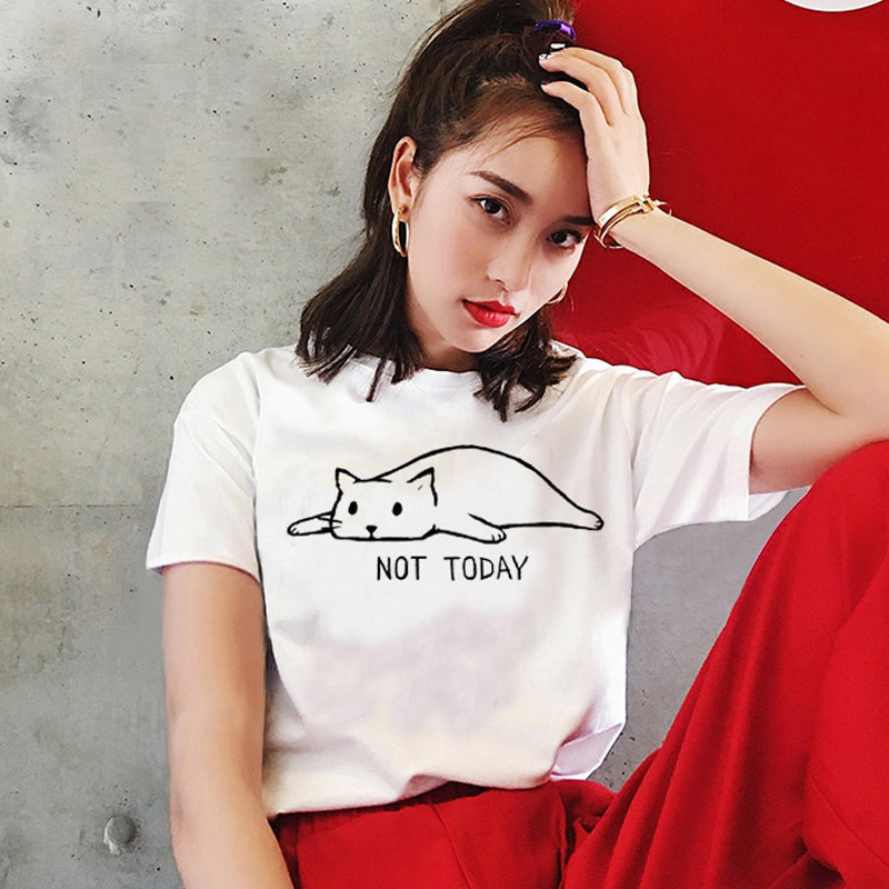 not today cat t-shirt 2