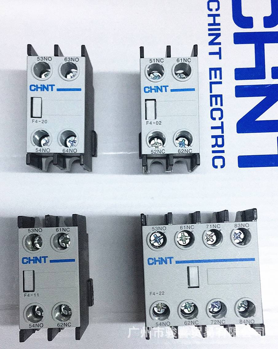 chnt正泰交流接触器辅助触点f411f402f420f422常开常闭
