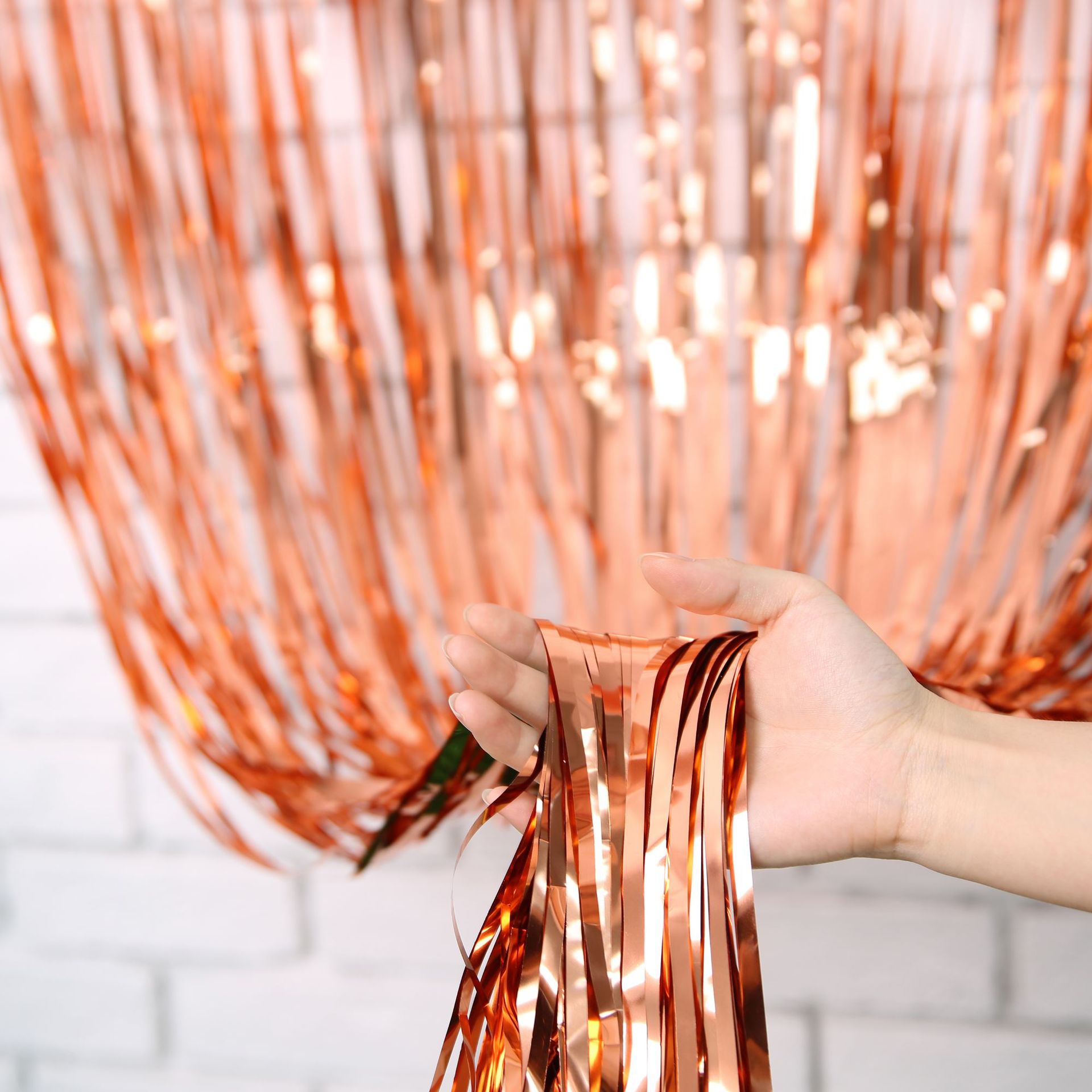 6c婚房布置七彩生日派对酒吧装饰门帘