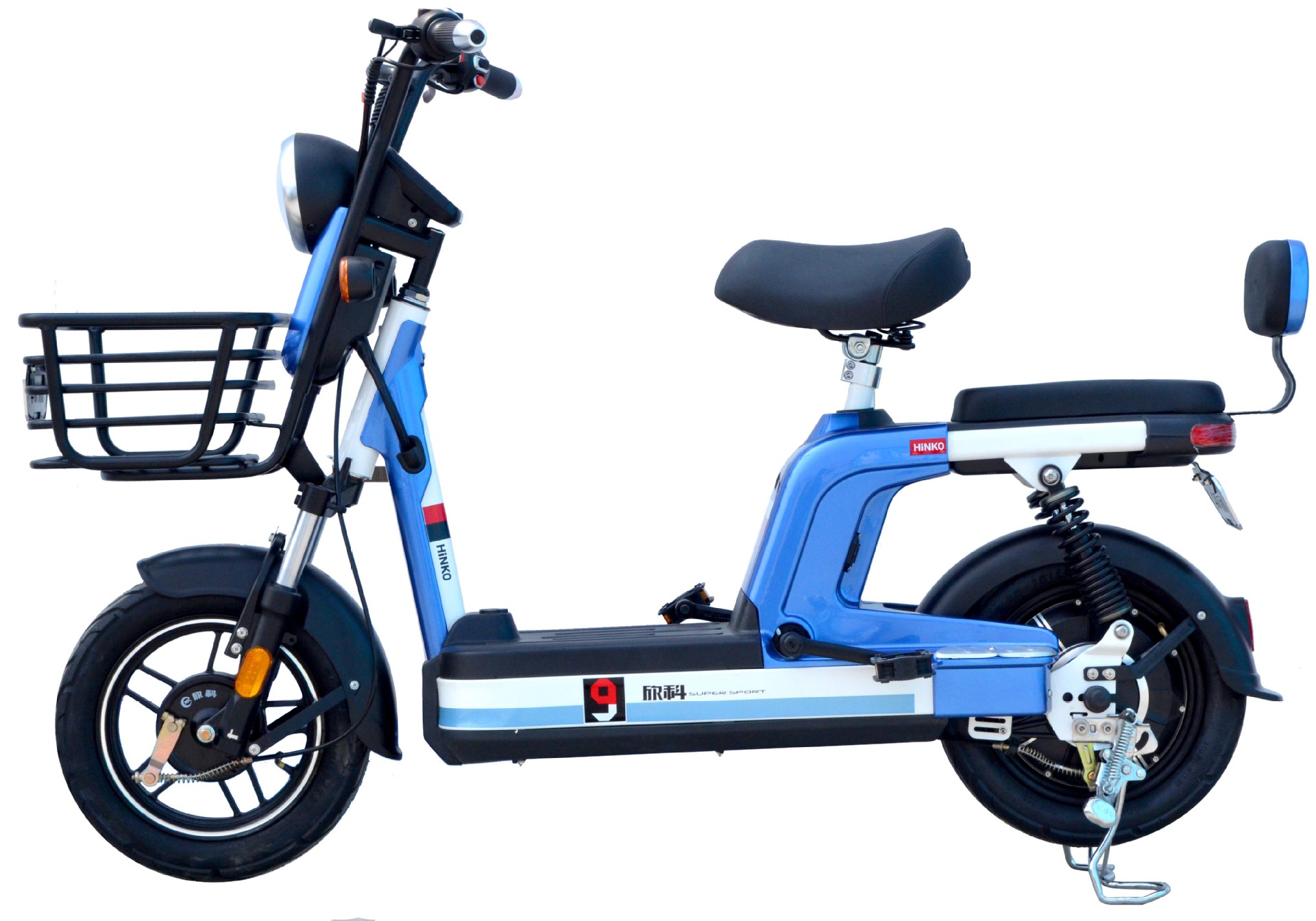 欣科酷尚两轮电动车成人助力车电瓶车 双人电动自行车代步车