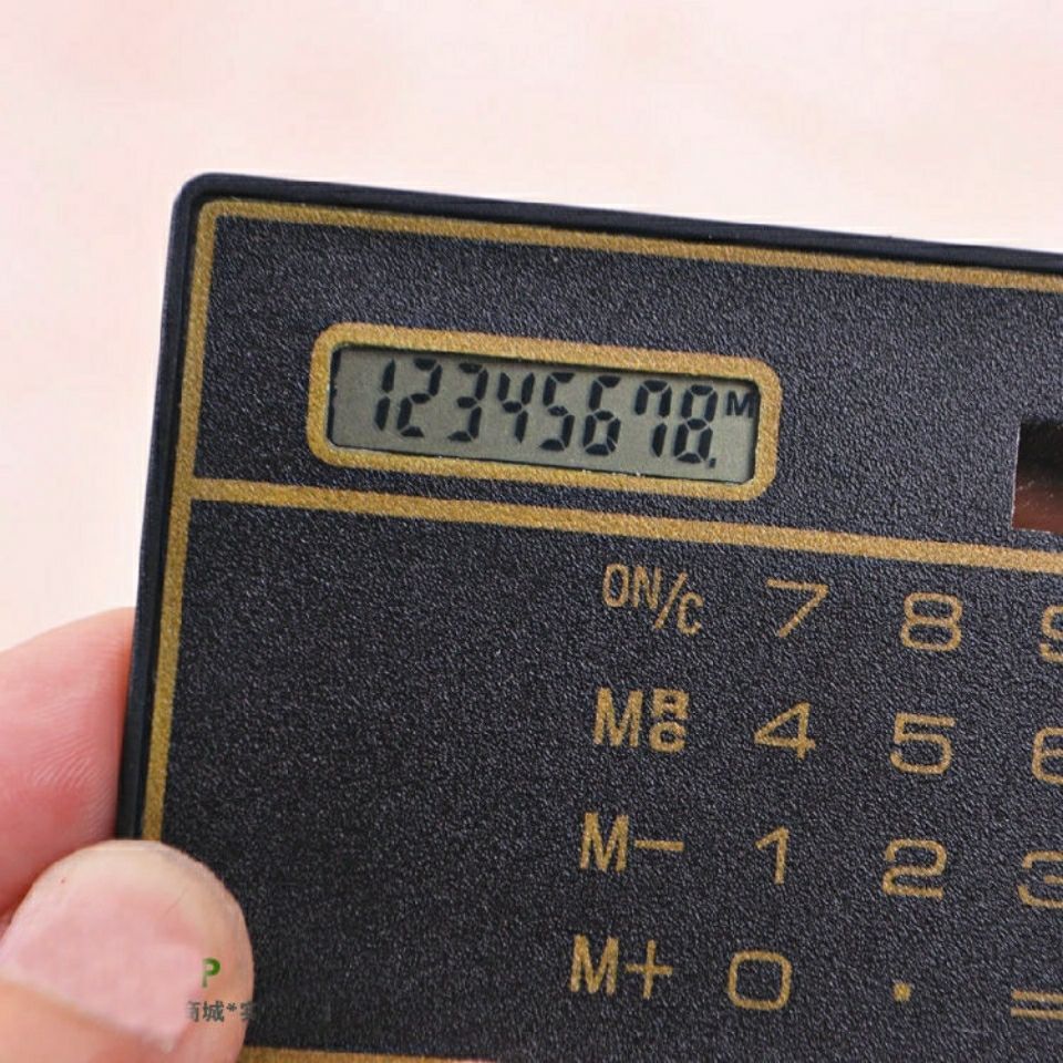 Wholesale Creative Cross-Border Hot Selling Ultra-Thin Mini Solar Card Portable Calculator Business Card Student Gift