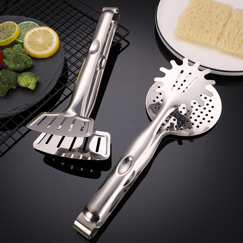 304 Stainless Steel Flip Fish Shovel Multi-Purpose Spatula Bread Pancake Fried Fish Spatula Steak Tong Spatula Fried Fish Tool