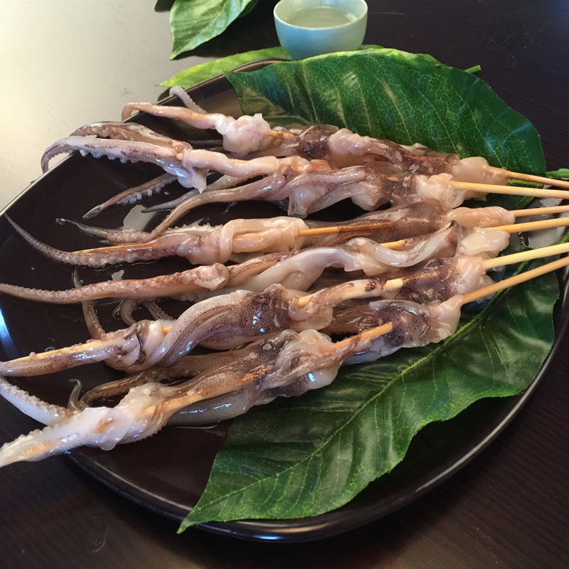 渔之郎 八爪鱼 烧烤鱿鱼串鱿鱼须鱿鱼足串 铁板烧鱿鱼爪35g/38g