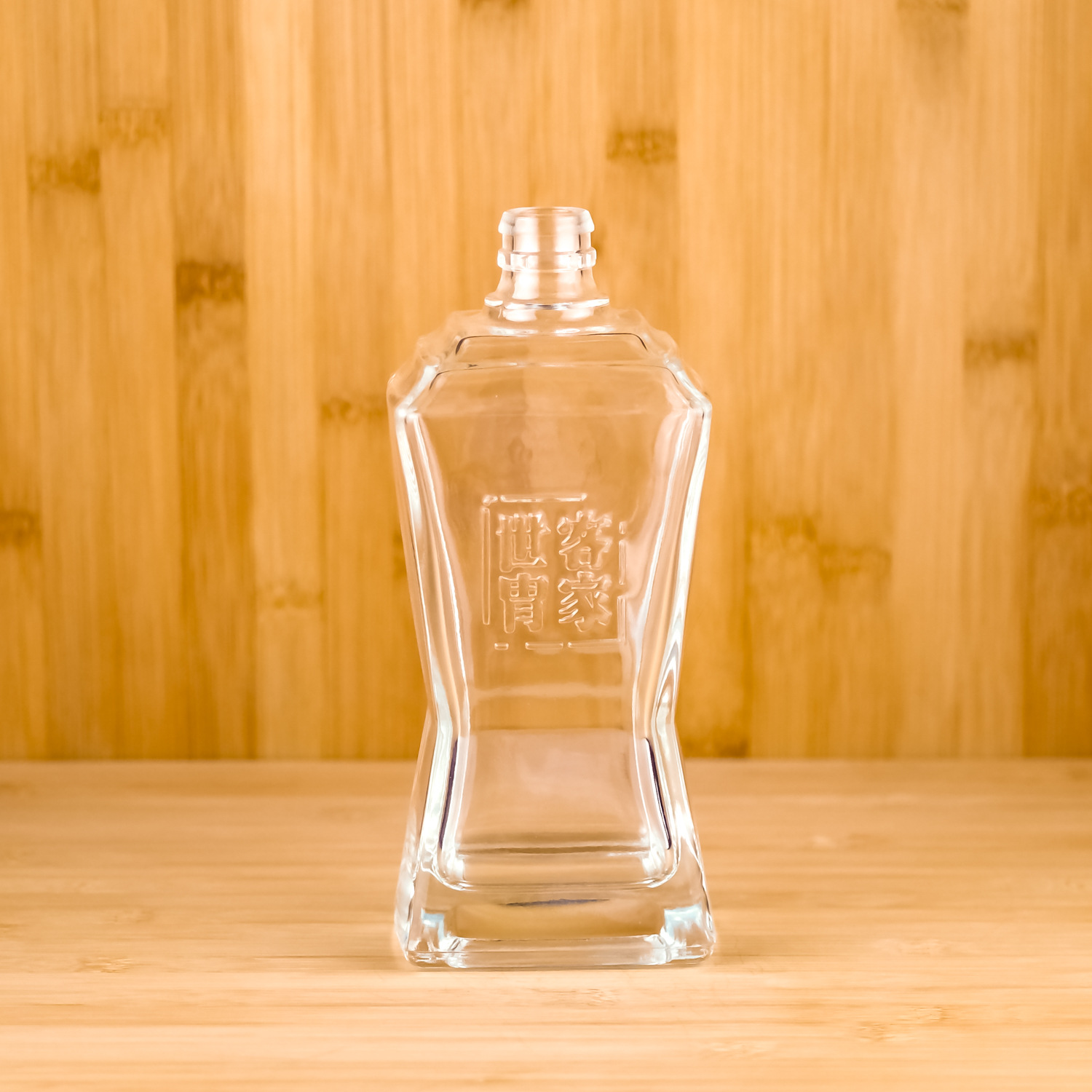 厂家批发500ml白酒瓶 定制生产方形玻璃瓶 晶白料米酒黄酒包装瓶