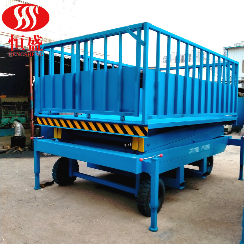 移动卸猪台养殖场装鸡鸭牛猪台升降出羊台电动装猪台屠宰场出猪台