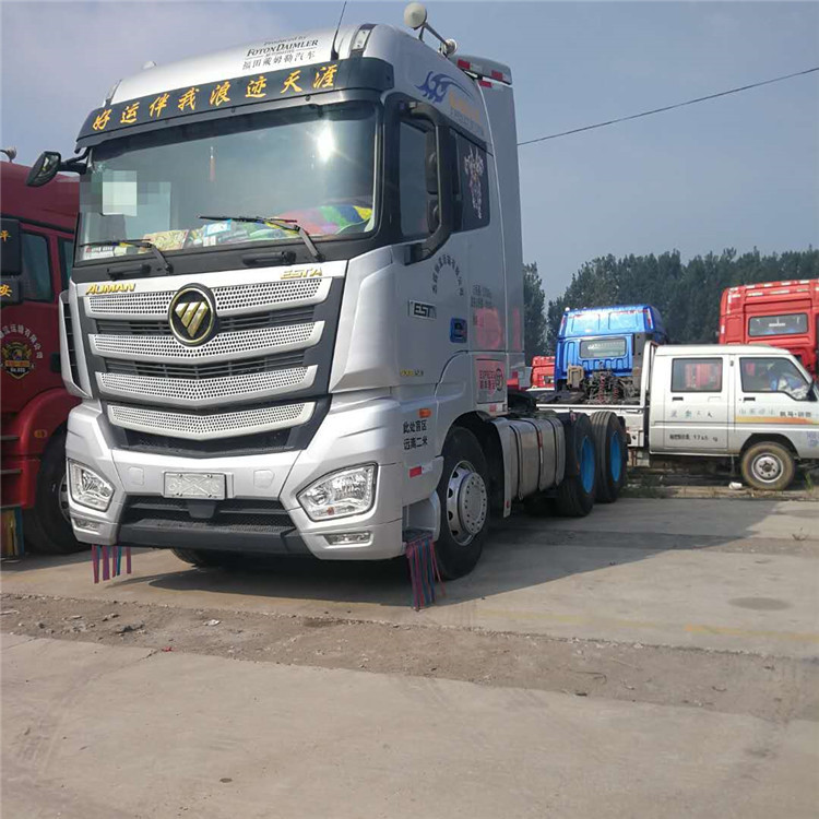 出售二手陕汽德龙牵引车 半挂车头 380马力 双驱重体牵引车头