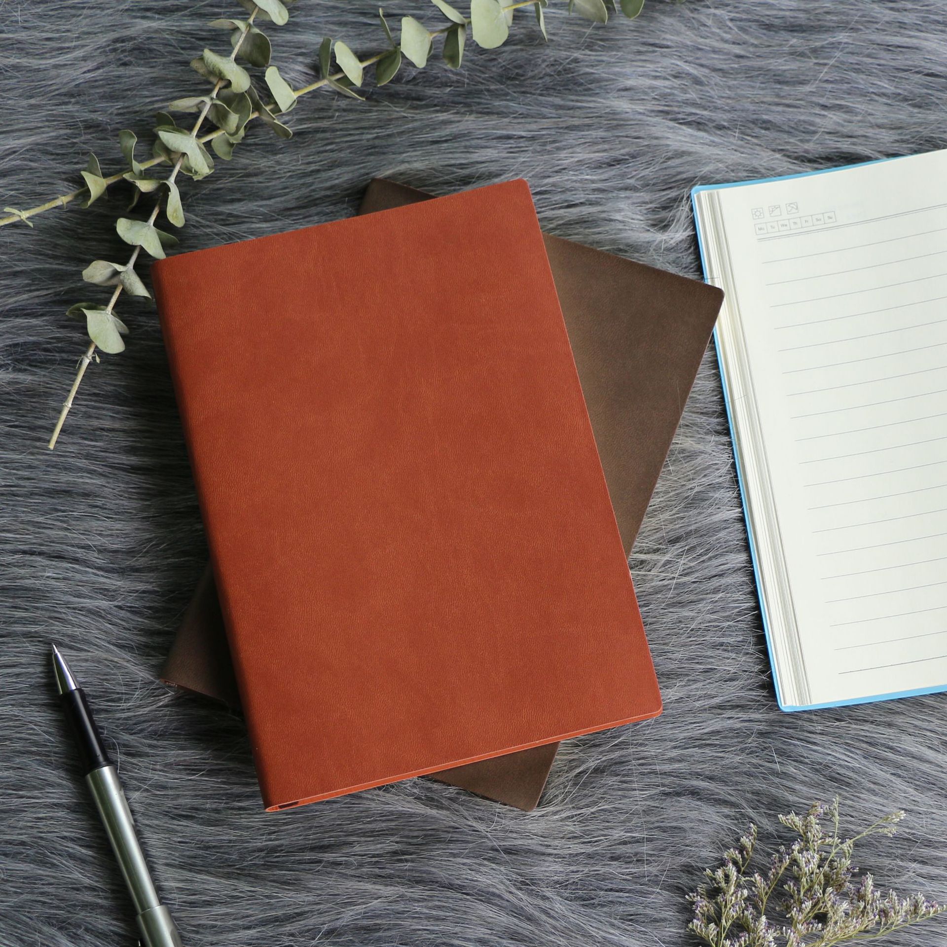 厂家直销复古笔记本封面a5企业会议记录本笔记本子定做logo记事本