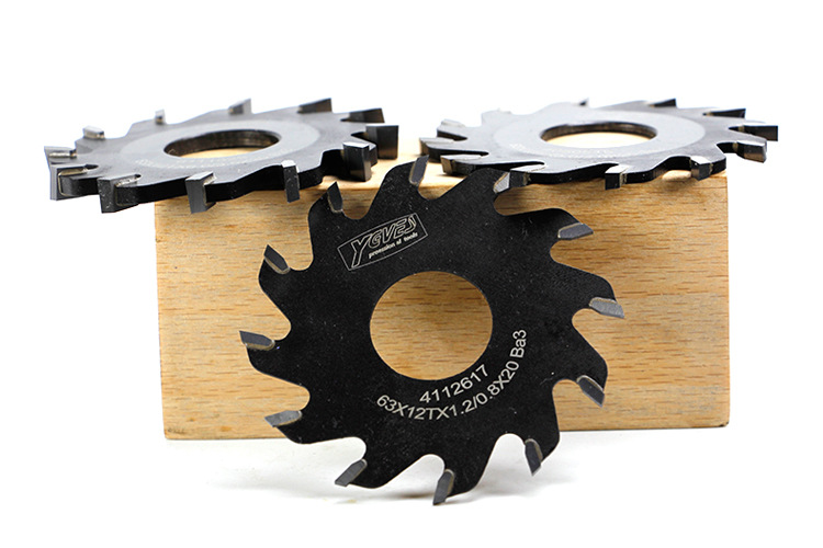 亚唯斯63毫米开槽锯片123合金切割片圆锯片钨钢代替t型刀木工工具