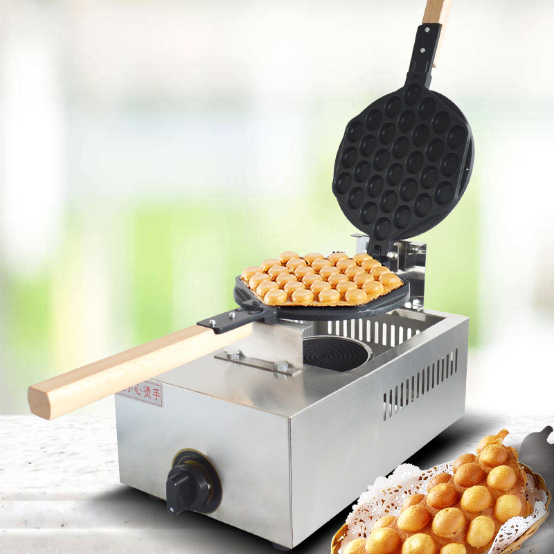 商用鸡蛋仔机煤气摆摊蛋仔机不粘锅电热燃气做鸡蛋饼的机器定制