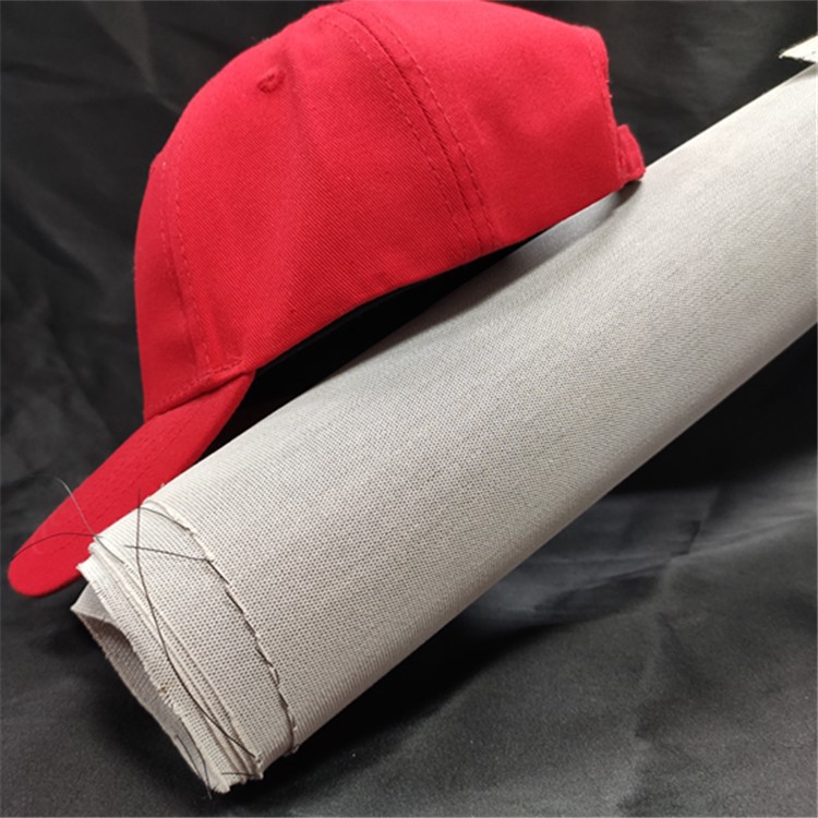 加硬双色帽衬 5026hf双色牛津衬 有胶帽衬 厚款牛津衬 胶丝定型衬