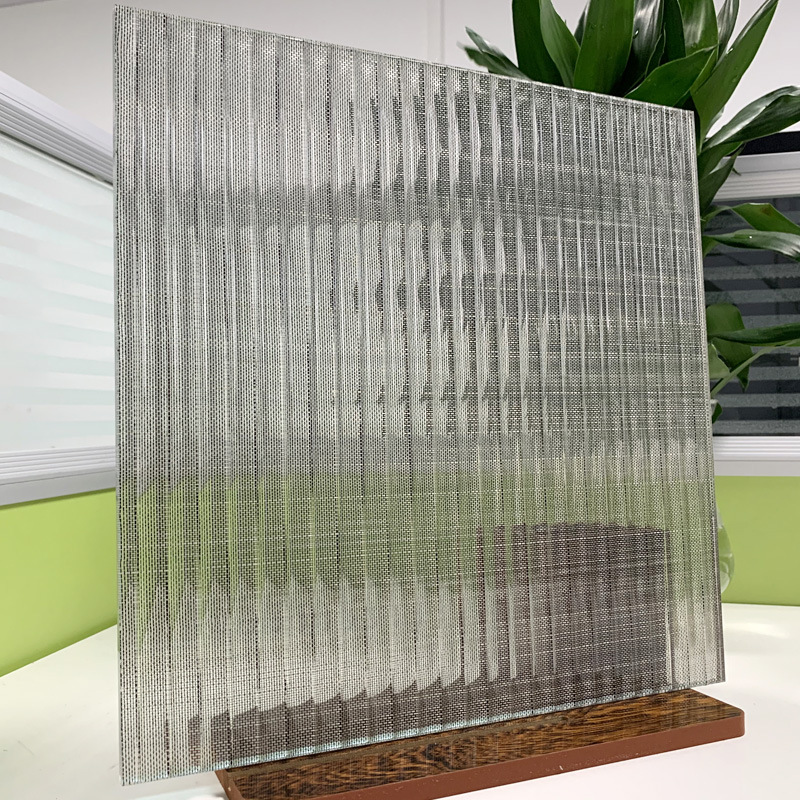 夹丝玻璃钢化 长虹瓦楞夹胶艺术安全玻璃办公室屏风隔断工程 定制