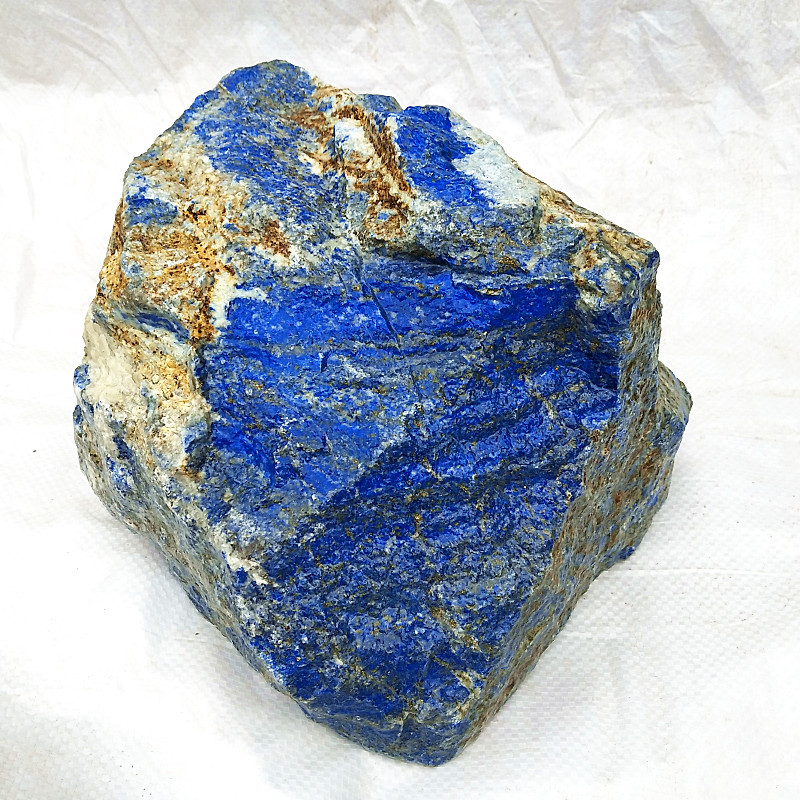 天然阿富汗青金石原石毛料雕刻料摆件