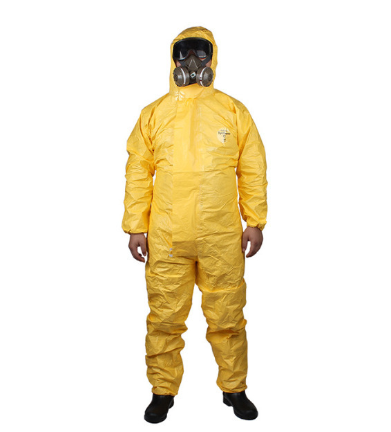 杜邦c级防护服,tychem c化学防护服,杜邦cha5黄色埃博拉防护服