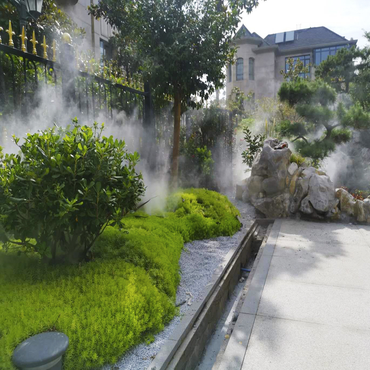 景观造雾园林造雾假山人造雾冷雾雾森系统造雾设备人造雾喷雾装置