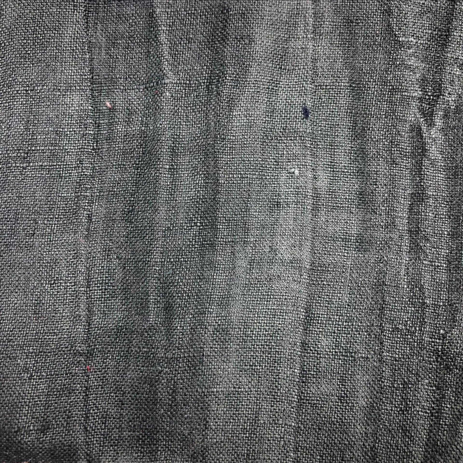 重洗水纯亚麻 肌理感麻 扎染面料厂家直销自然皱布 汉服 茶艺森系