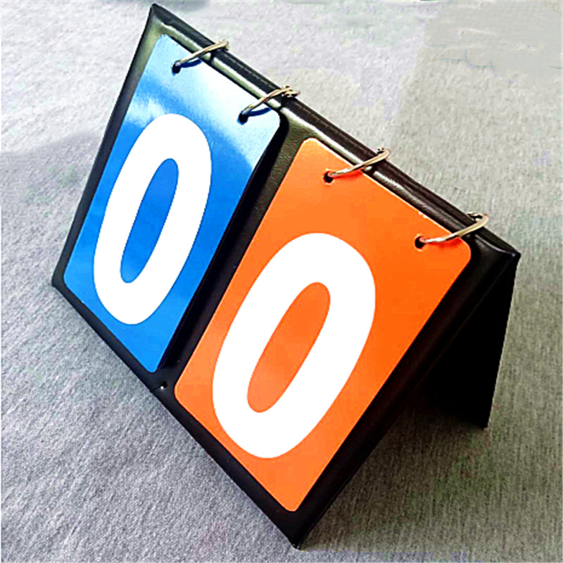 二位三位四位数记分牌 多功能折叠兵乓球翻牌器比赛专用计分器