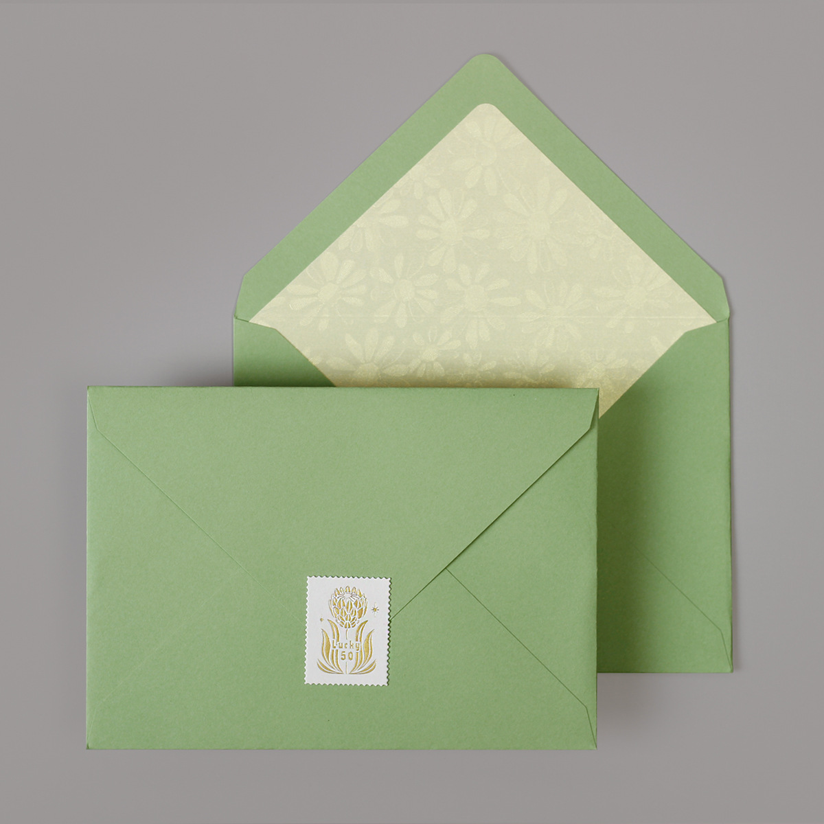 西式双层信封 贴内衬式信封 彩色信封 创意文具 婚礼请柬