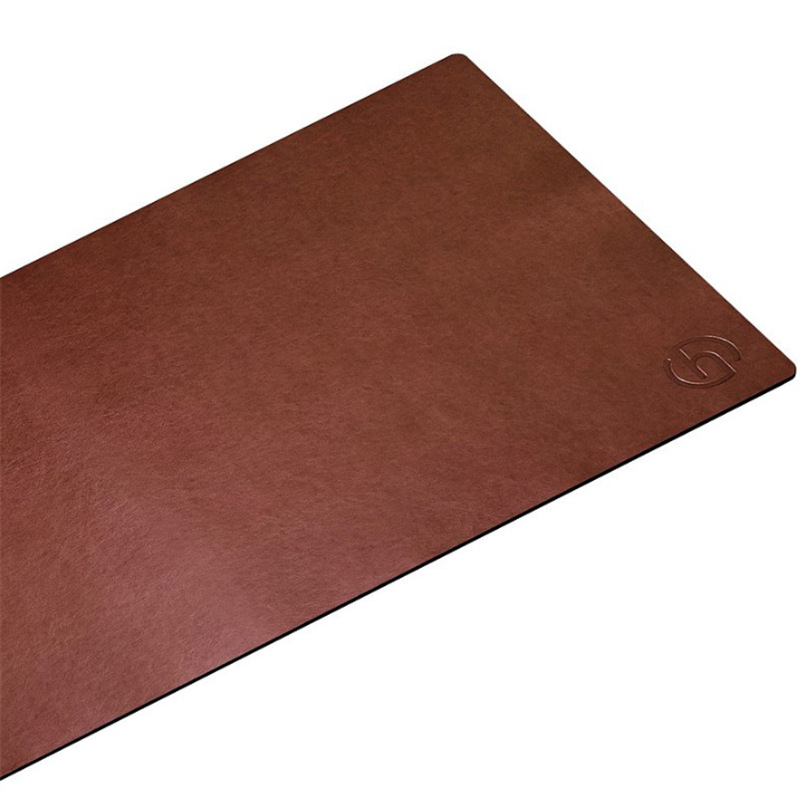 经典办公皮革桌垫 压变革办公写字垫 电脑桌垫键盘垫logo图案定制