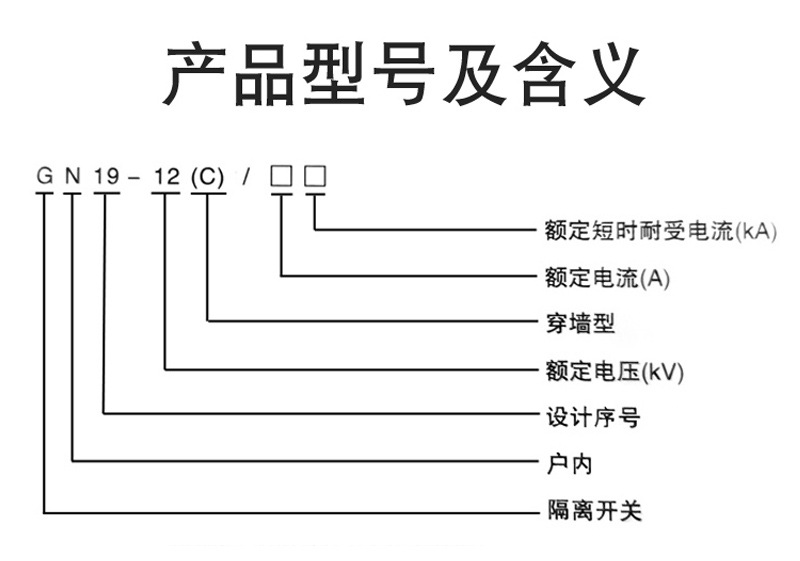 厂家gn19-12c-630a高压隔离开关系列双电源转换开关负荷开关