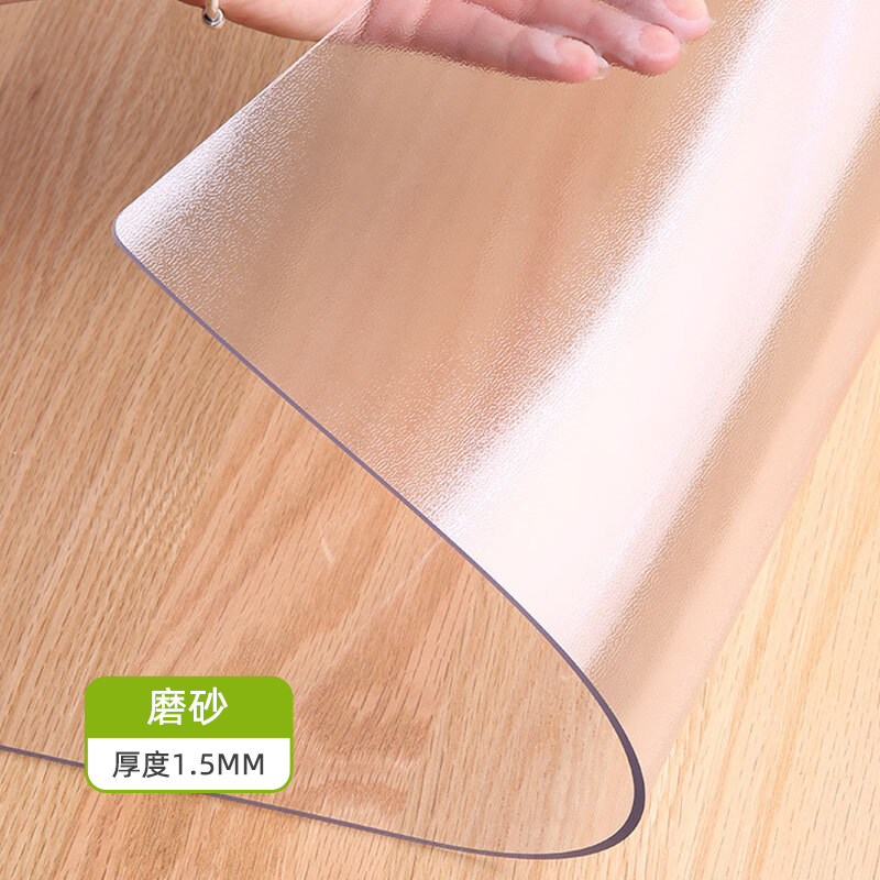 Transparent PVC Soft Glass Tablecloth Waterproof and Oilproof and Heatproof Disposable Tableclothes Coffee Table Mats Crystal Scraper Amazon