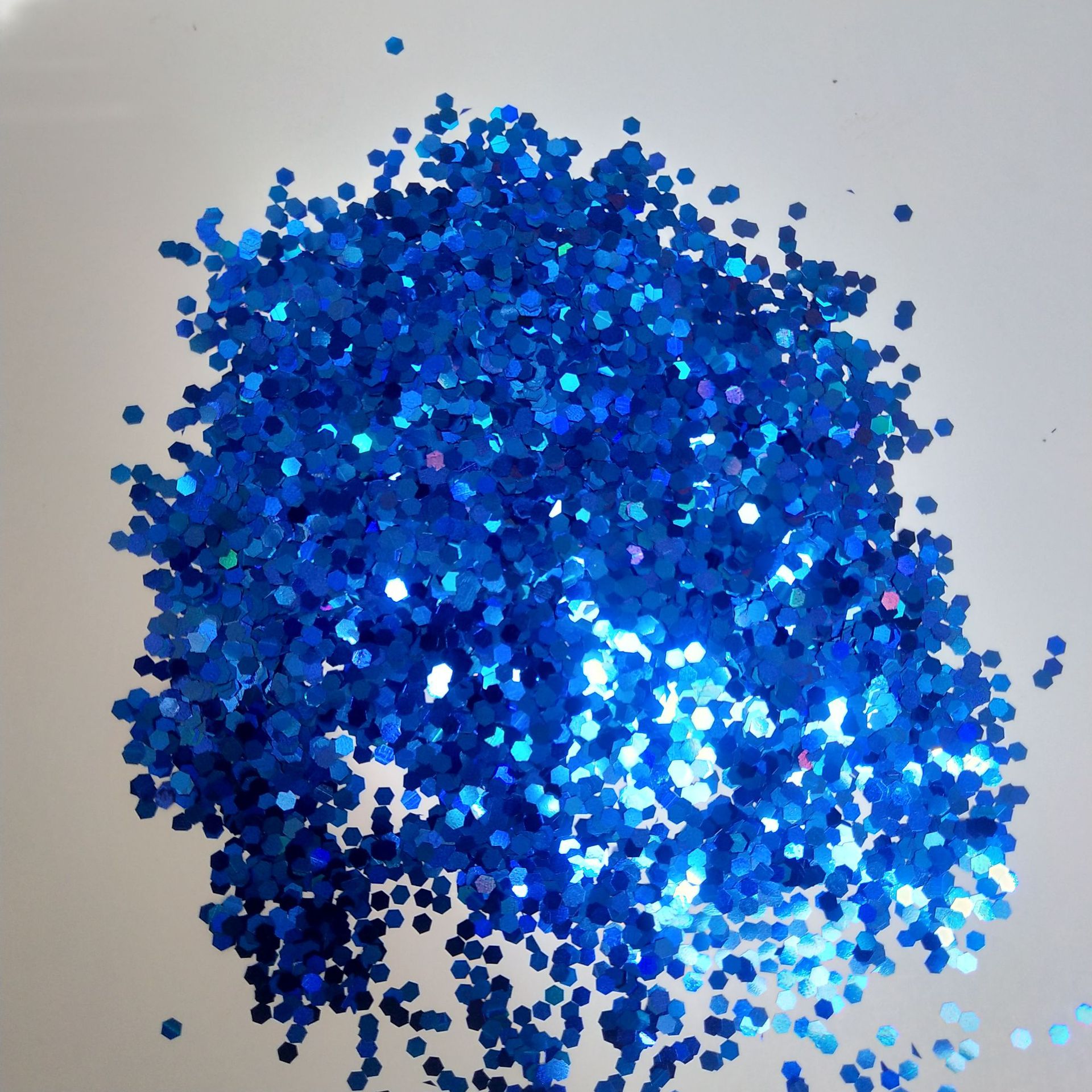 3mm六角镭色亮片diy工艺品金葱粉pet系列瓶装