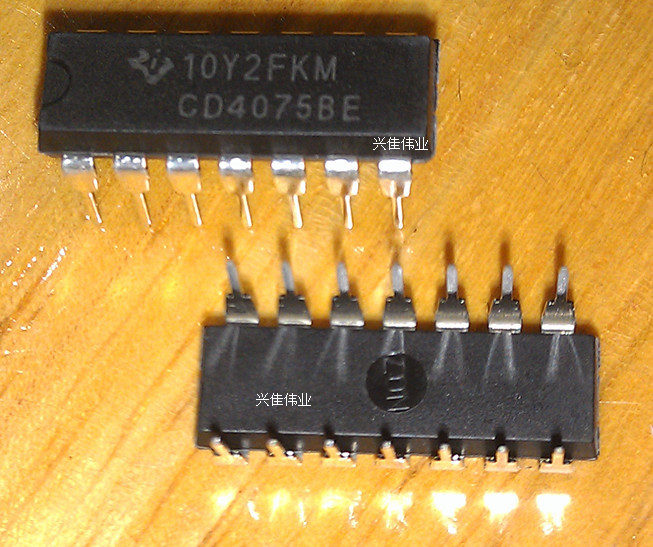 全新cd4075 cd4075be 直插 dip14封装 栅极和逆变器集成电路