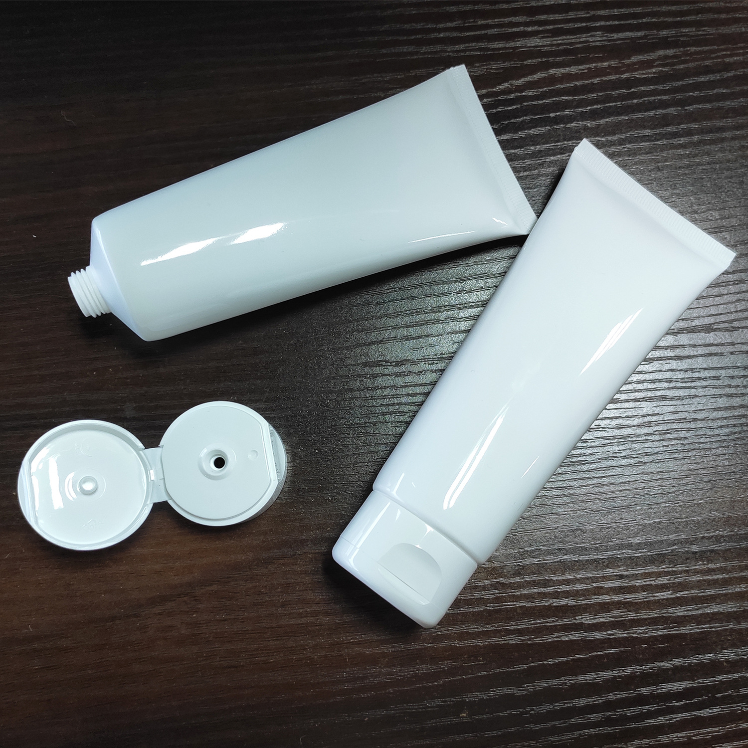 100g现货白管 洗面奶软管现货 啫喱软管现货 化妆品软管 凝胶软管