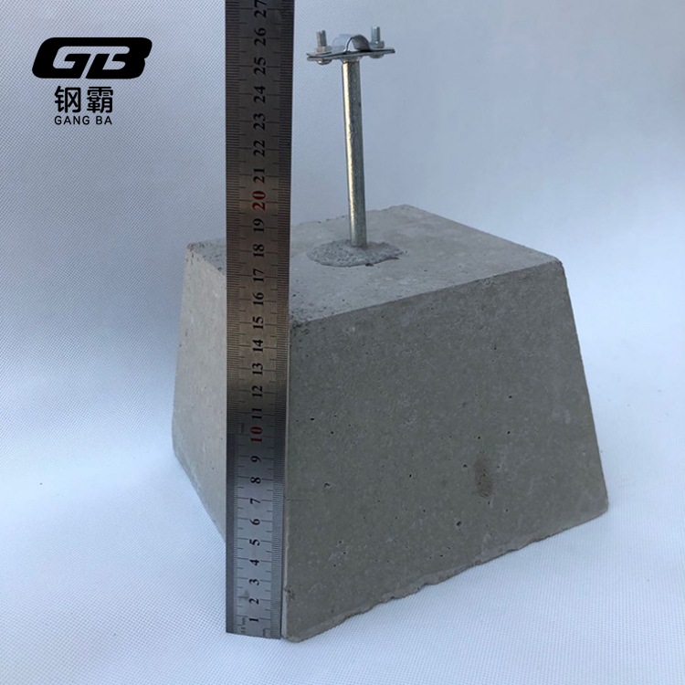钢霸批发避雷水泥墩混凝土墩水泥支架防雷卡水泥避雷墩