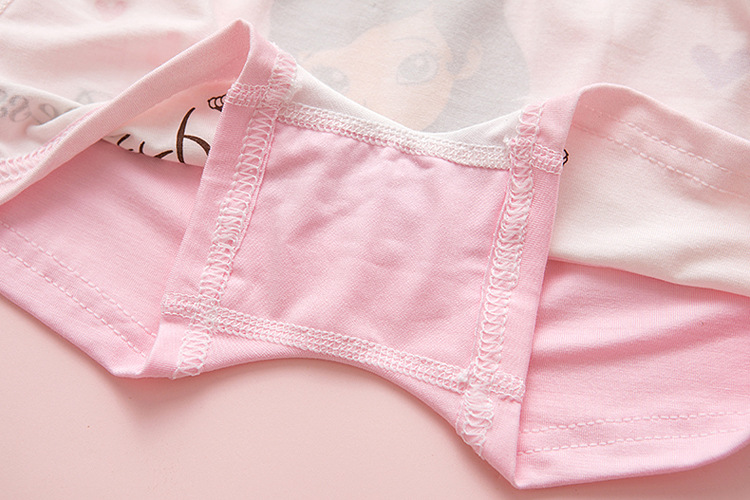 热卖儿童内裤莫代尔女童内裤四角裤卡通小短裤宝宝平角裤卡纸装