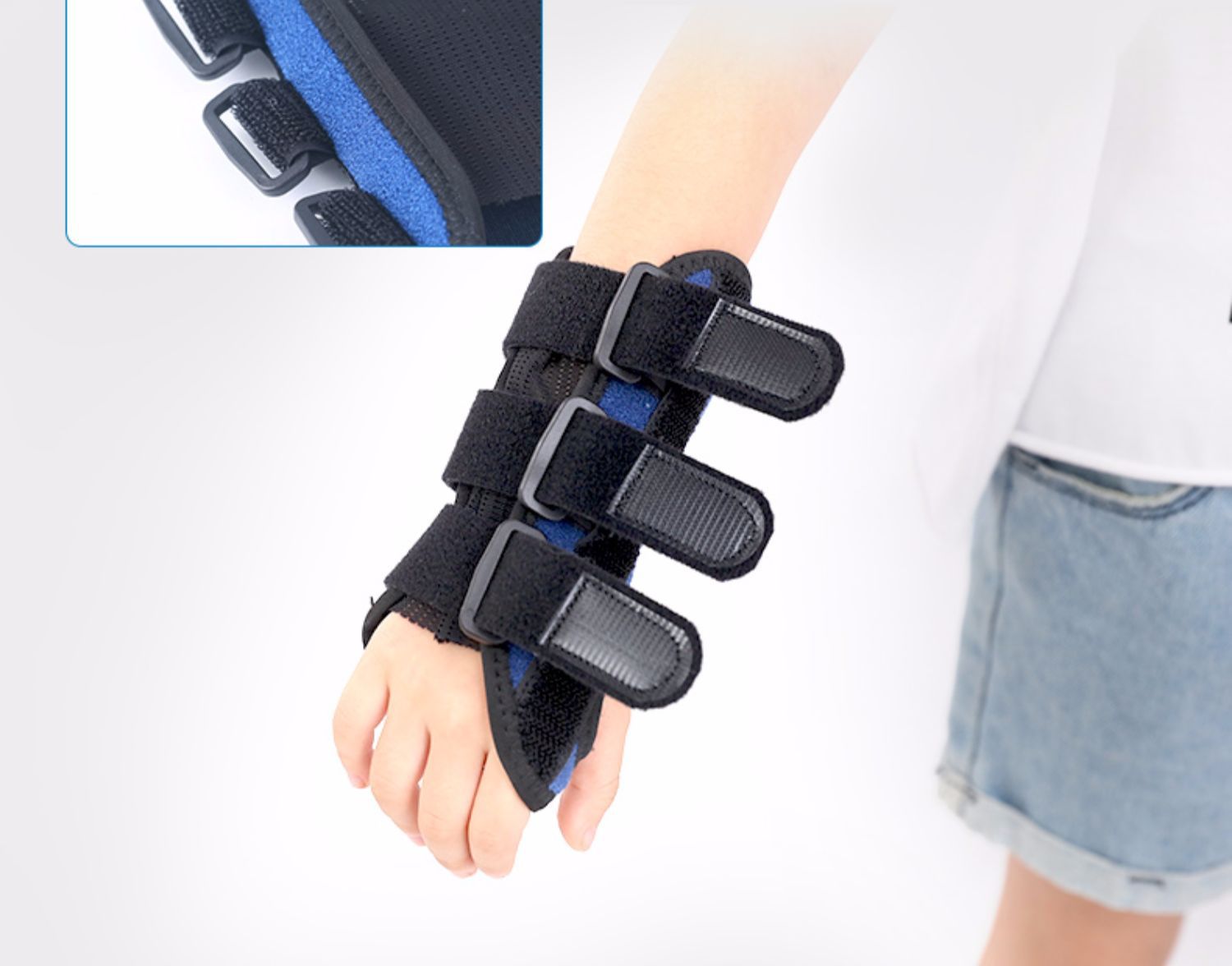 儿童护手腕骨折固定夹板扭伤桡骨护具掌腕关节支具腕管综合症