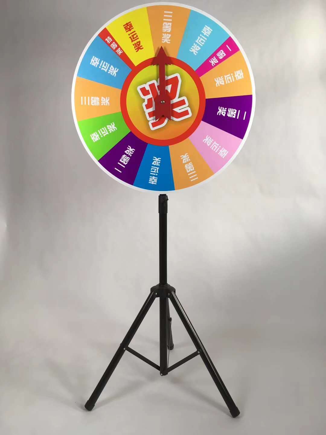 摇奖机抽奖转盘广告牌展示器材可加工定制