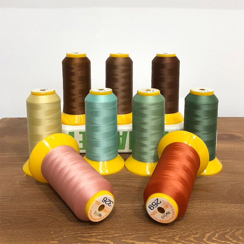 80番细丝线日本富士克缝纫机线真丝拼布长纤维涤大王宝塔线3000米