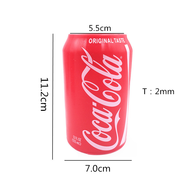 可乐罐硅胶套 雪碧 啤酒易拉罐硅胶杯套 满版印刷定制